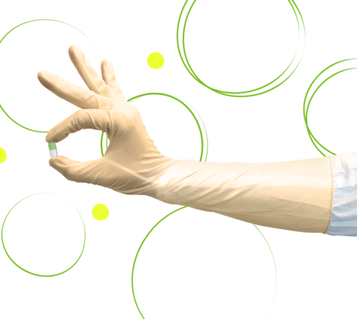 LS400 Non-sterile latex Cleanroom gloves